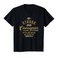 thumbnail image 1 of YISAN Be Strong And Courageous Do Not Be Afraid Prayer T-Shirt-5XL, 1 of 1