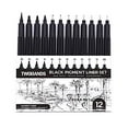 thumbnail image 1 of YISAN Black Drawing Pens,12 Art Pens Set,Fineliner Ink Pens,Micro-Pens,Manga Pens,for Sketching,Technical Drawing 902195, 1 of 3