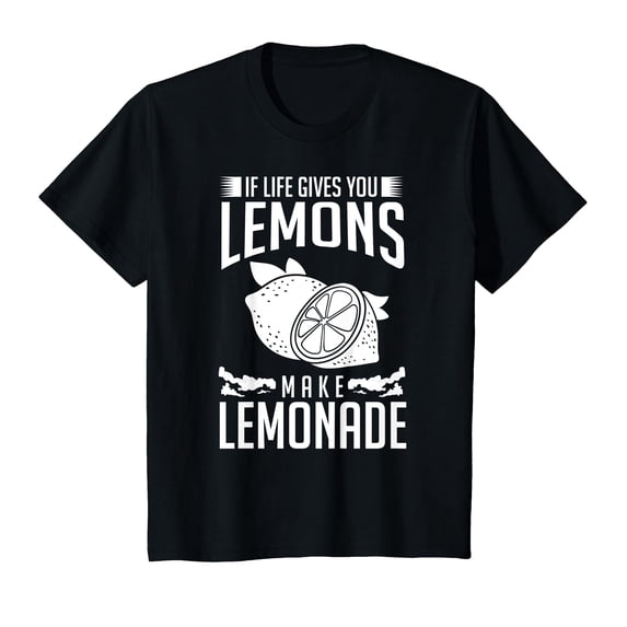 YISAN If Life Gives You Lemons Make Lemonade Gift Lemon Juice T-Shirt-L