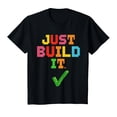 thumbnail image 1 of YISAN Just Build It Master Builder Building Blocks Bricks Toy Kids T-Shirt-5XL, 1 of 1