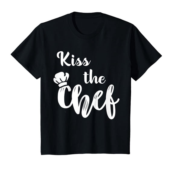 YISAN Kiss The Chef, Cooking T Shirt-M