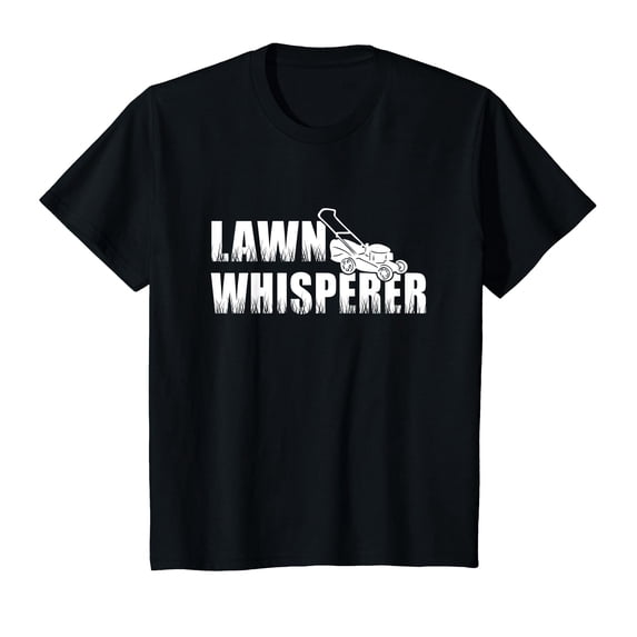 YISAN Lawn Whisperer Lawn Mower Grass Cutting Lawn Care Landscaper T-Shirt-3XL
