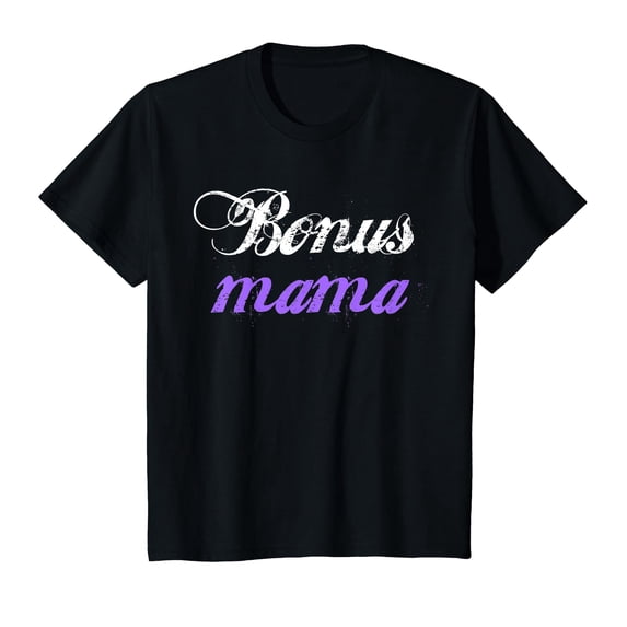 YISAN Mother's Day bonus mama stepmom shirt, bonus mom shirt T-Shirt-4XL