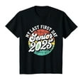thumbnail image 1 of YISAN My Last First Day School Senior 2025 Class Of 2025 Vintage T-Shirt-L, 1 of 1