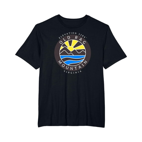 YISAN Old Rag Mountain in Virginia T-Shirt-3XL