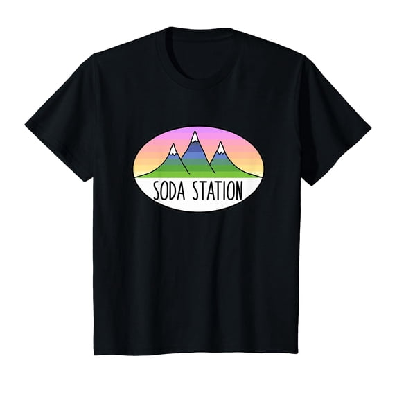 YISAN Retro Soda Station T-Shirt-XS