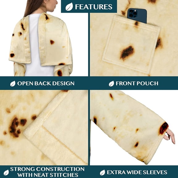 YISIGE-Wearable Blanket with Sleeves for Adult Women Men, Cozy Fleece Warm Wrap Throw with Arms, Gifts for Christmas, Wife