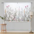 thumbnail image 1 of YISURE Wild Flower Curtains, Sage Pattern Rod Pocket Printed Fabric Window Drapes,60"x36" /Set of 2 Panels 30"x36"x2, 1 of 5