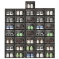 thumbnail image 1 of YITAHOME 36 PCS Shoe Storage Box Medium Shoe Organizer Stackable Shoe Box Rack Shoe Storage Containers for Closet Clothes Kids Toy Under Bed Black, 1 of 8