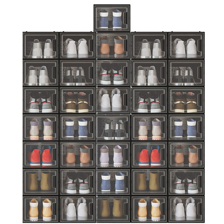 12 Pair Stackable Shoe Storage Box