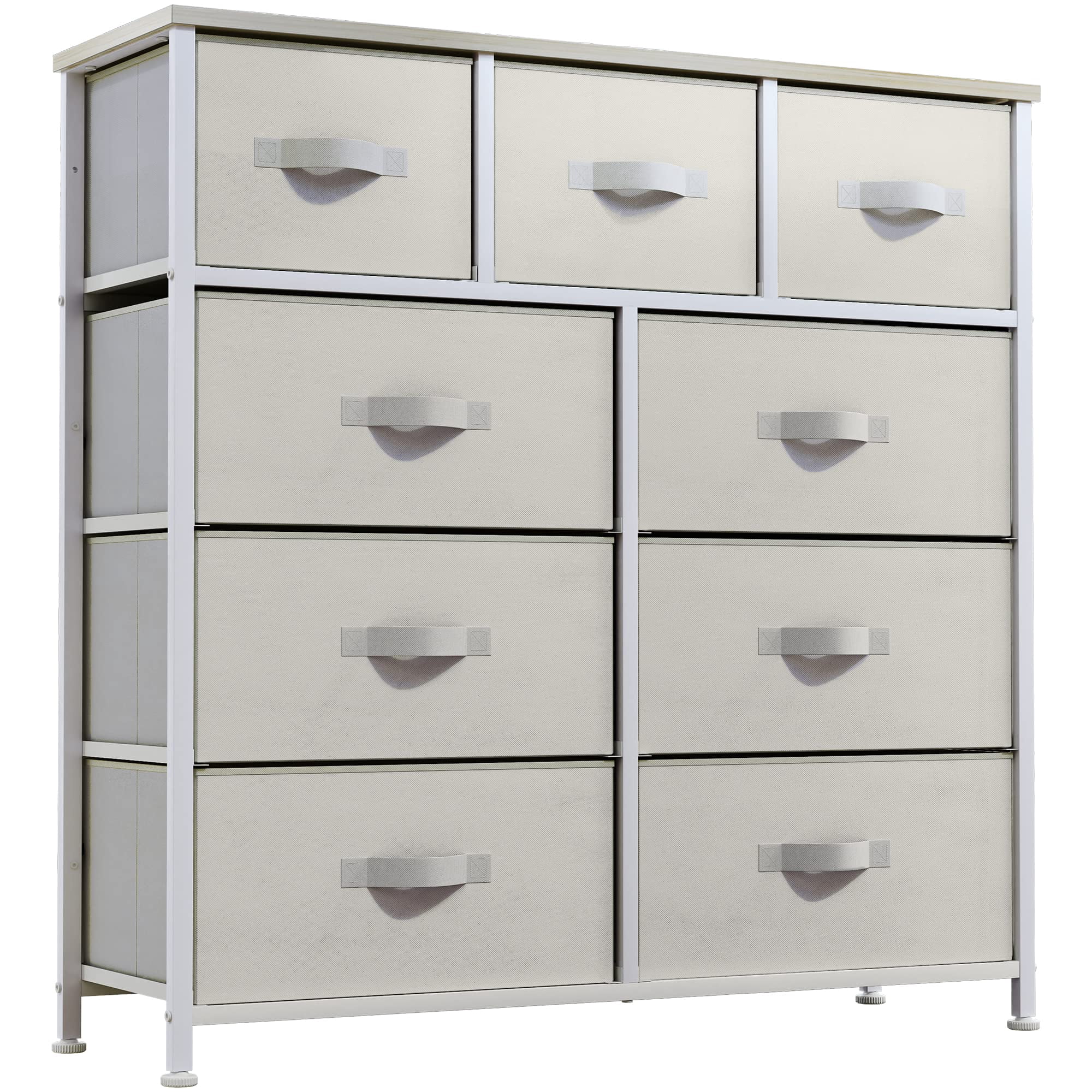 YITAHOME Dresser with 9 Drawers - Fabric Storage Tower, Organizer Unit ...