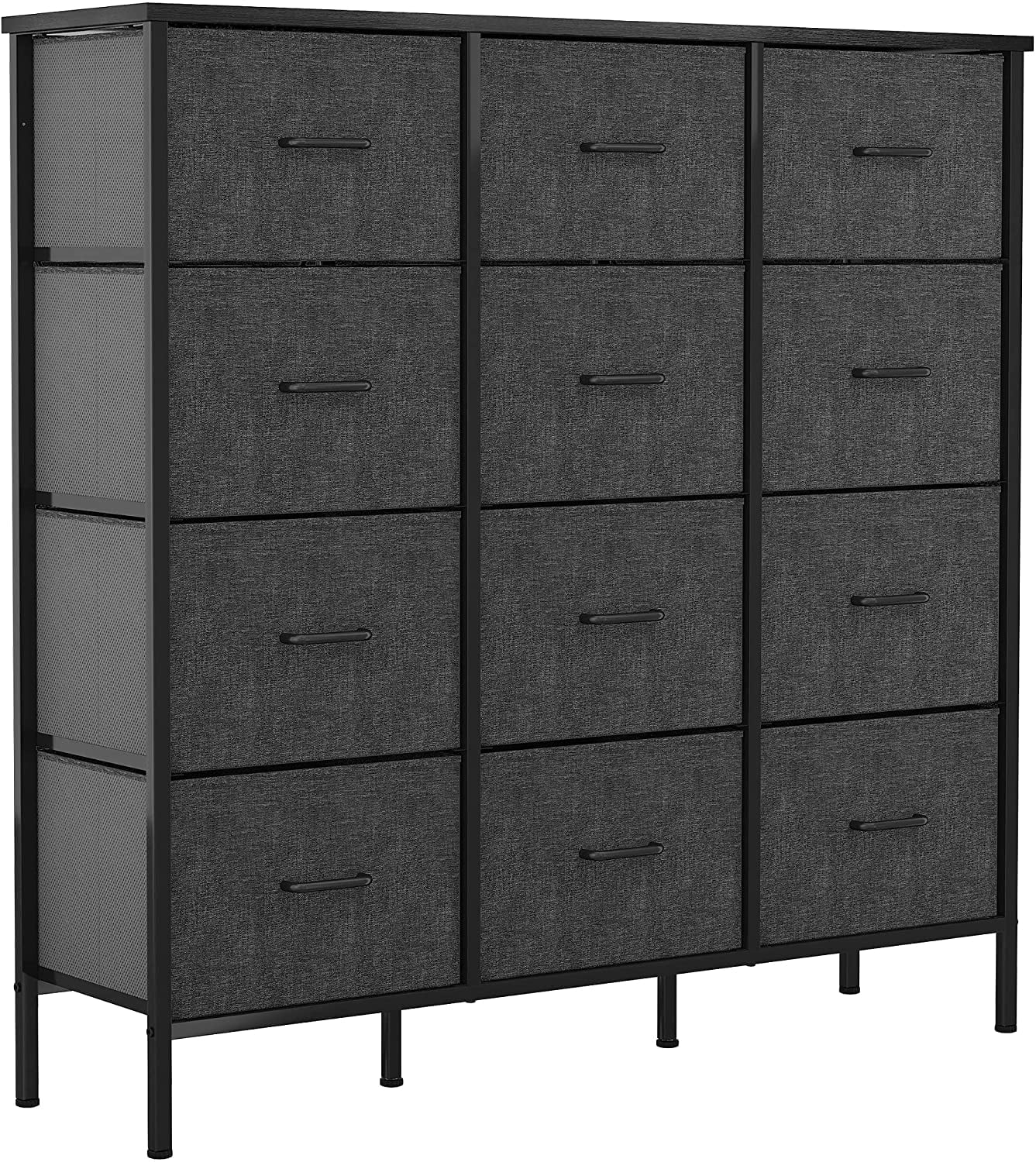 YITAHOME Fabric Dresser with 12 Drawers Furniture Storage Tower Unit