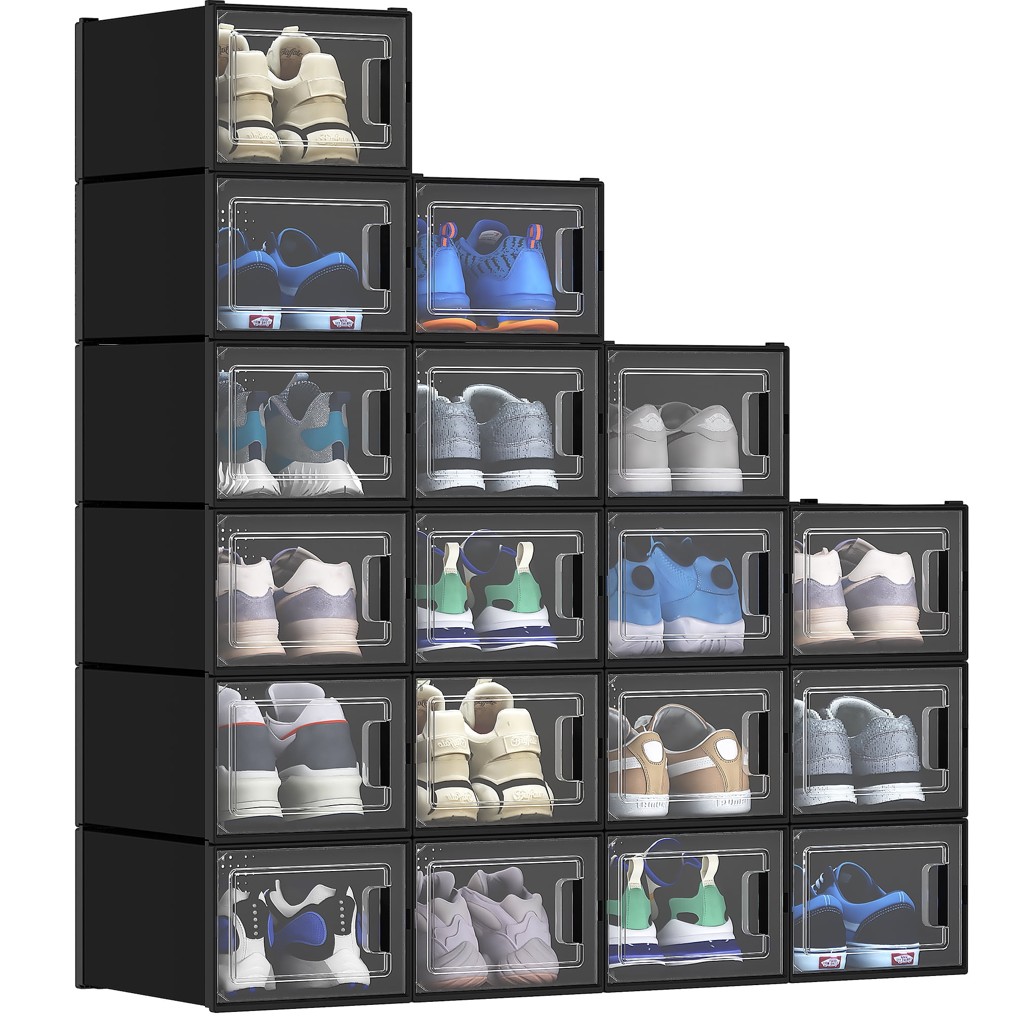 YITAHOME Shoe Storage Boxes Medium Size 13.8 x 9.8 x 7.3