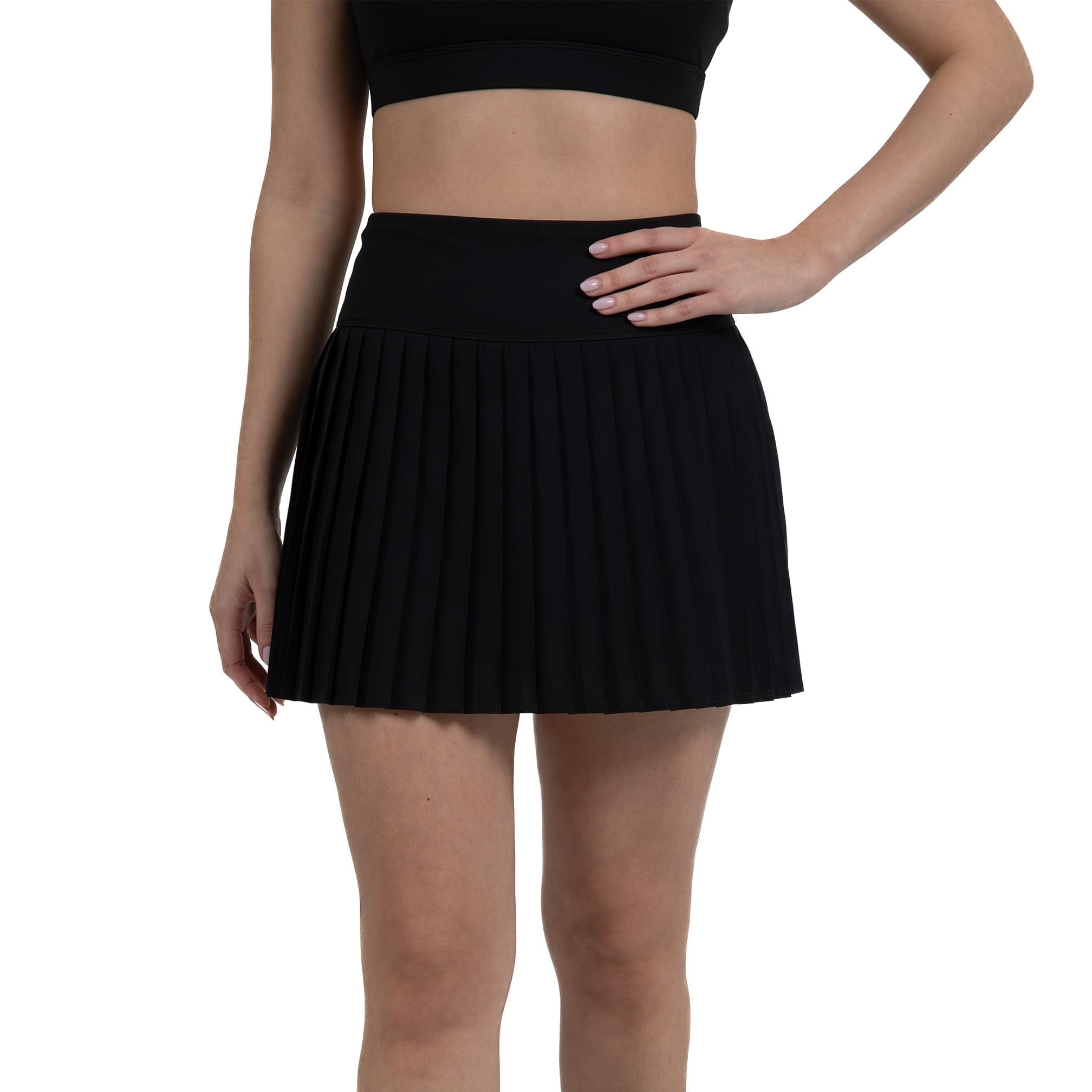 YITTY Active Women's Pleated Tennis Skirt with Built-in Short ...