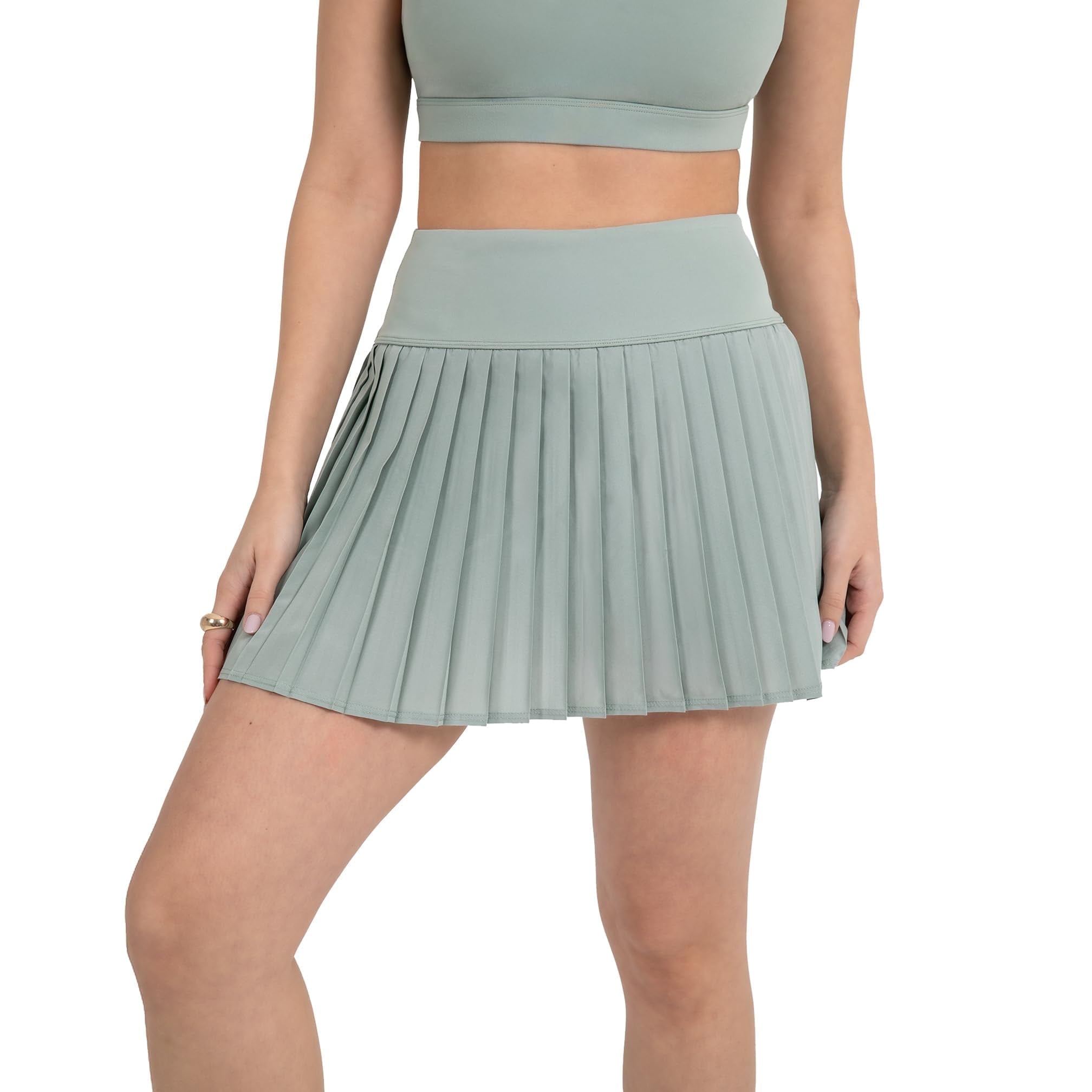 YITTY Active Women's Pleated Tennis Skirt with Built-in Short ...
