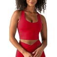 thumbnail image 1 of YITTY Active Women's UltraLuxe Built-in Bra Tank Top, Athleisure, 4-Way-Stretch, Heated Red, XXL, 1 of 8