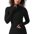 thumbnail image 1 of YITTY Active Women's and Women's Plus UltraLuxe Cropped Full Zip Jacket, Athleisure, 4-Way-Stretch, Thumbholes, Sizes XS-4X, 1 of 8