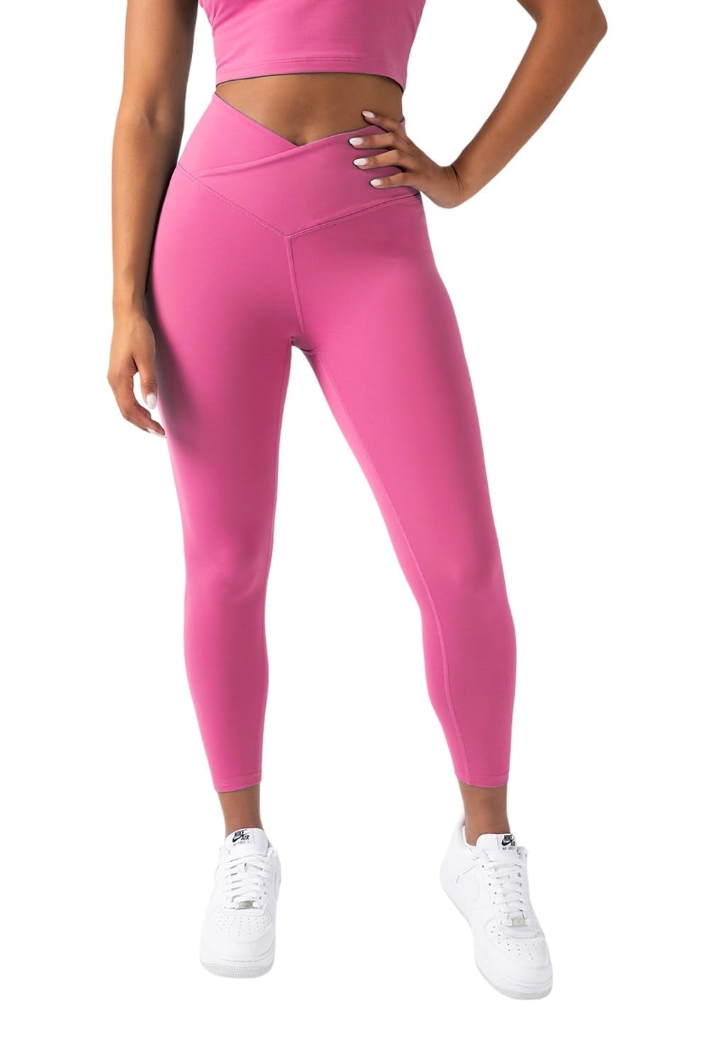 YITTY Active Women's UltraLuxe Crossover High-Waist Legging, Athleisure ...