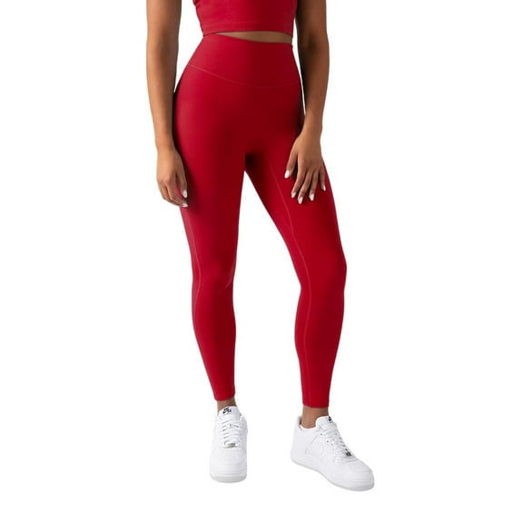 YITTY Active Women's UltraLuxe High-Waist Legging, Athleisure, 4-Way-Stretch, Heated Red, 4X, Regular
