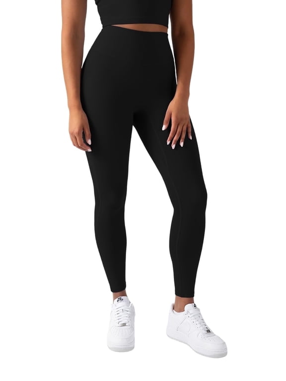 Active Women's UltraLuxe High-Waist Legging, Athleisure, 4-Way-Stretch, Iconic Black, M, Regular