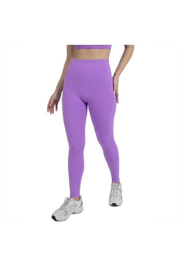 Active Women's UltraLuxe High-Waist Legging, Athleisure, 4-Way-Stretch, Neon Violet, XL, Short | 25" Inseam