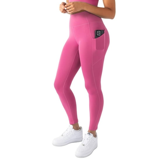 YITTY Active Women's UltraLuxe High-Waist Pocket Legging, Athleisure, 4-Way-Stretch, Beach Party, S, Regular | 27" Inseam