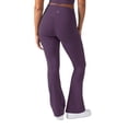 thumbnail image 1 of YITTY Active Women's UltraLuxe Kick Flare High Waist Legging, Athleisure, 4-Way-Stretch, Purple Mystique, 2X, Short | 30" Inseam, 1 of 8