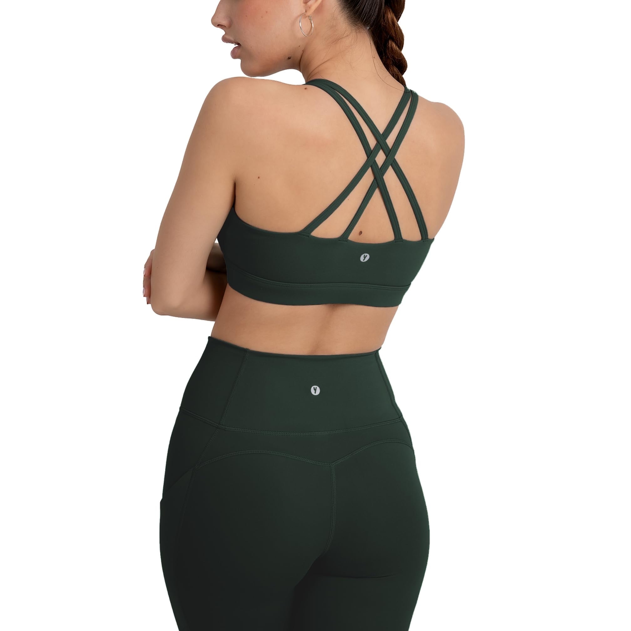 YITTY Active Women's UltraLuxe Kick Flare High Waist Legging Athleisure 4 Way Stretch Elemental Blue Xl Short 30 Inseam - View #2