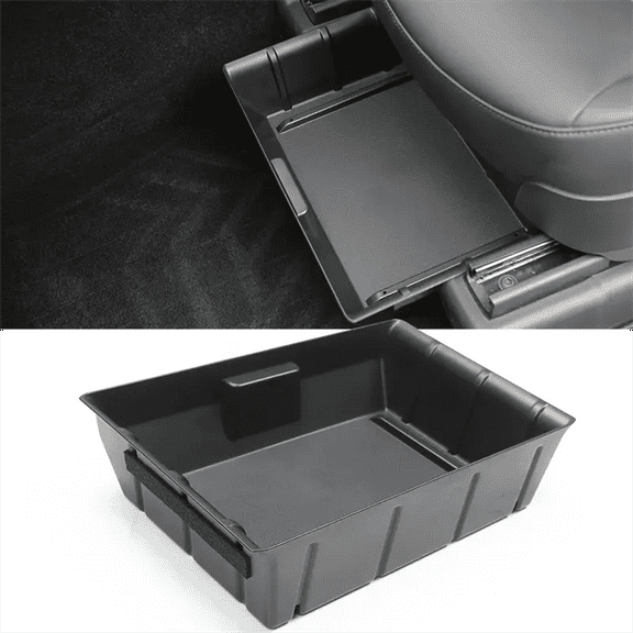 YITUMU Under Seat Storage Box Organizer For Tesla Model Y Accessories, Hidden Storage Tray Box And Model Y Interior Accessories Fits 2023 2022 2021 2020 Tesla Model Y