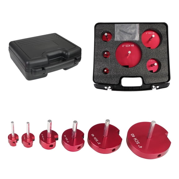 YIUIY 04529 for PPRK6 Plastic Pipe Fitting Reamer Kit for 1/2" drills PVC pipe reamer