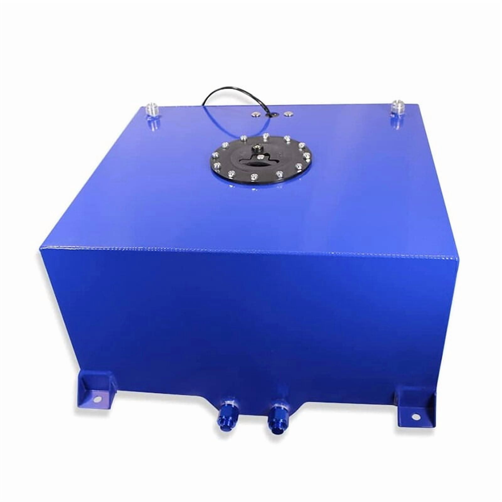 YIUIY 20 Gallon Aluminum Polished Race Drift Fuel Cell Tank Level+Sender Lightweight