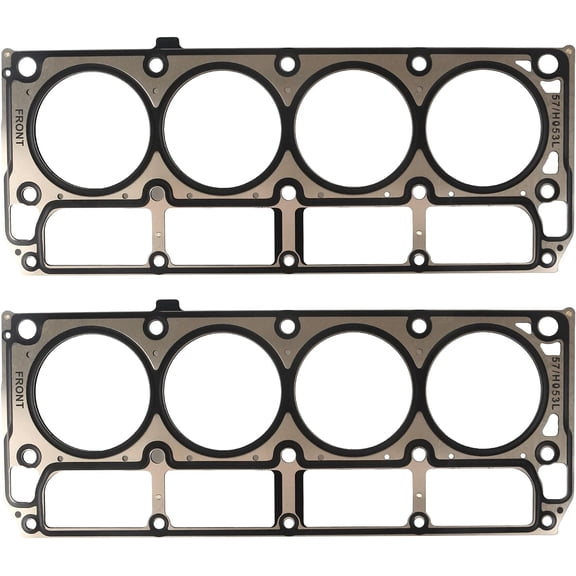 YIUIY 2PCS Cylinder Head Gasket MLS for LS1/LS6 LS 4.8L 5.3L 5.7L 2002-2014 Replaces 12589226 12498544 12565390 12573949 Compatible with Chevy Buick Pontiac Cadillac GMC Hummer Saab
