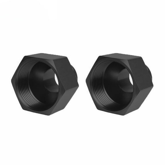 YIUIY 2Pcs 10AN Female to 6AN Male Flare Reducer Fitting Fuel Cell Bulkhead Adapter