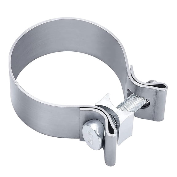 YIUIY 3" Inch Exhaust Clamp Butt Joint Narrow Band Muffler Seal Clamp Stainless Steel