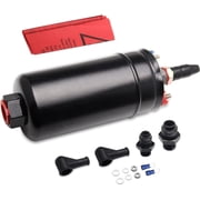 YIUIY 300LPH Inline Fuel Pump High Pressure 12V Electric Fuel Injection 10AN Inlet 8AN Outlet Universal High Flow External Fuel Pump Replace 580254044 HTRACING