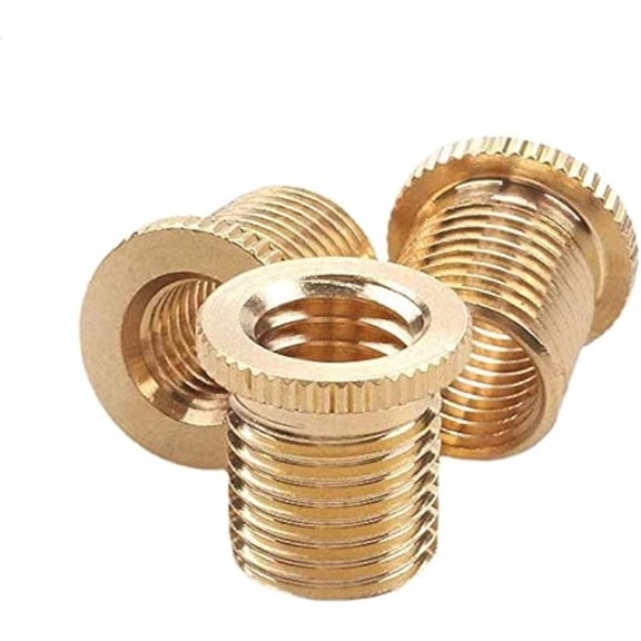 YIUIY 3PCS Shift Knob Thread Adapters Universal M8 X 1.25, M10 X 1.25, M10 X 1.5 (to M12 X 1.25) Thread Gear Shifter Knob Screw