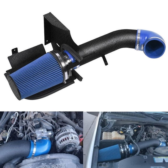 YIUIY 4" Black Cold Air Intake+Heat Shield Kit For 99-06 GMC/Chevy V8 4.8L/5.3L/6.0L