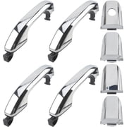 YIUIY 4Pcs Chrome Exterior Door Handles For 2014 2015 2016 2017 Chevy Silverado 1500