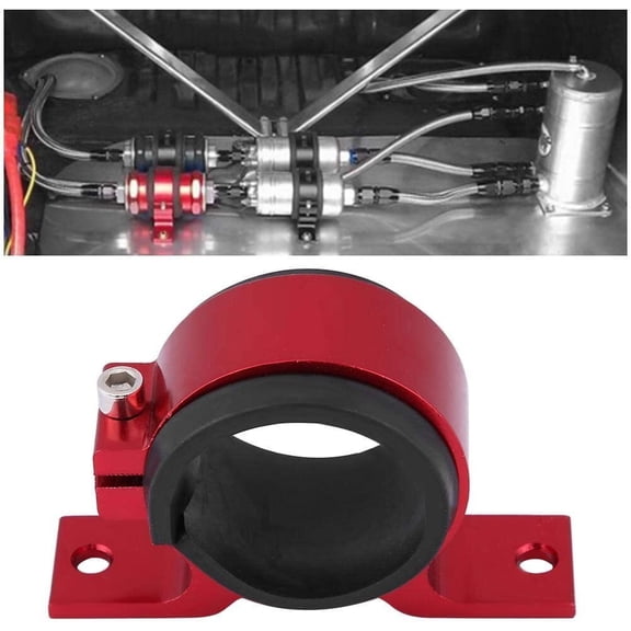 YIUIY 60MM Fuel Pump Single Mount Bracket Fuel Filter External Bracket Clamp Cradle