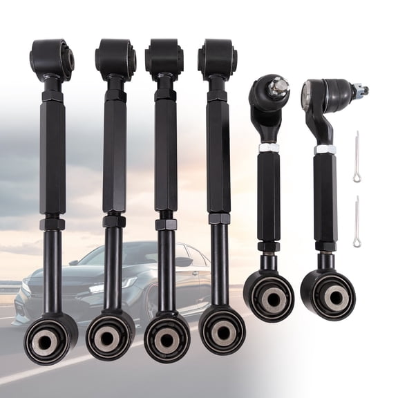 YIUIY 6pcs Rear Upper & Lower Control Toe Camber Arms for 2003-2007 Honda Accord