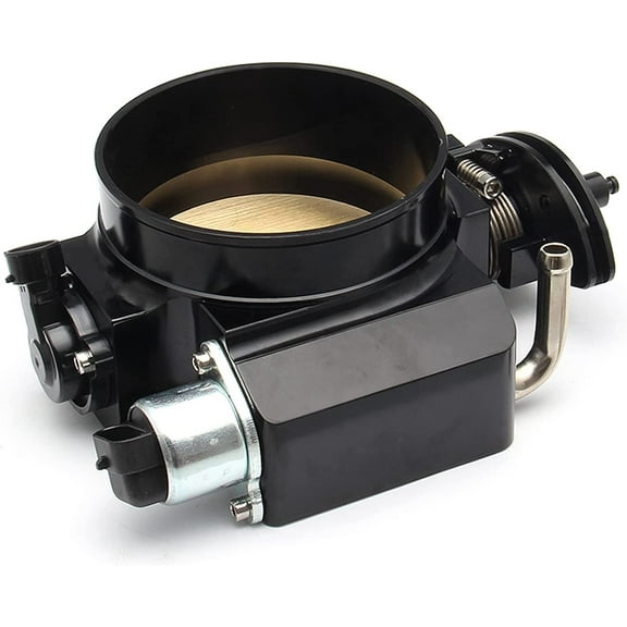 YIUIY 92mm Throttle Body for LS1 LS2 LS3 LS6 LS7 LSX with Throttle Position Sensors TPS IAC Aluminum Black