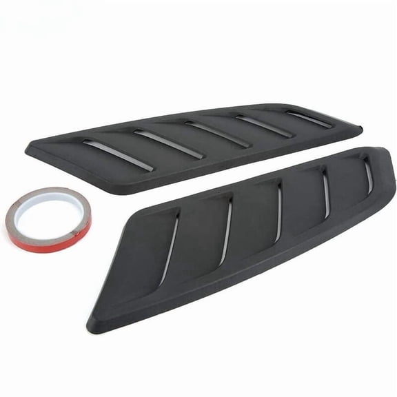 YIUIY ABS Car Hood Vent Scoop Kit Cold Air Flow Intake Louvers Cooling Bonnet Cover US