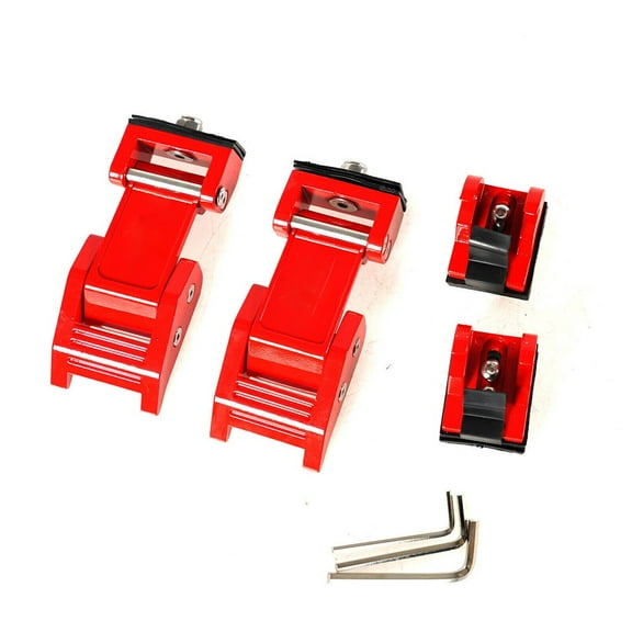 YIUIY Aluminum Locking Hood Latch Catch Kit for 2007-2024 Jeep Wrangler JK JKU JL JT