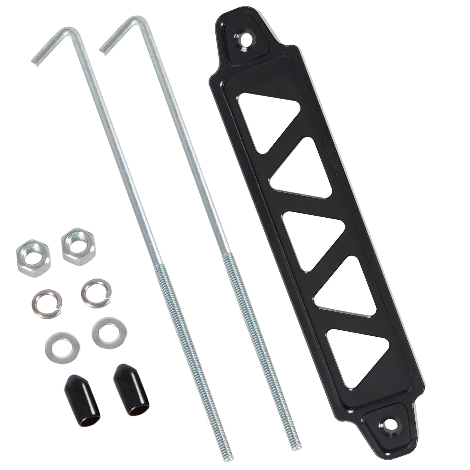 Battery Racket YIUIY Battery Hold Down Bracket, Aluminum Alloy Battery Tie Down ...