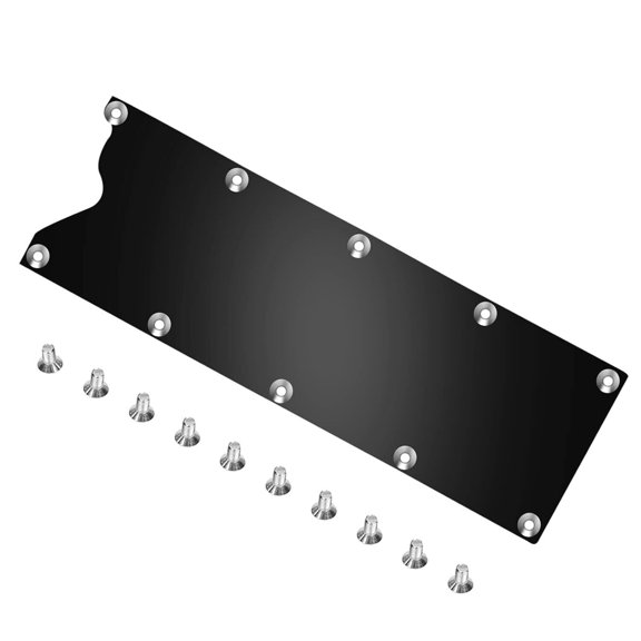 YIUIY Billet Knock Sensor Delete LSX LS1 For LS Gen 3 VALLEY PAN Cover & GASKET Plate