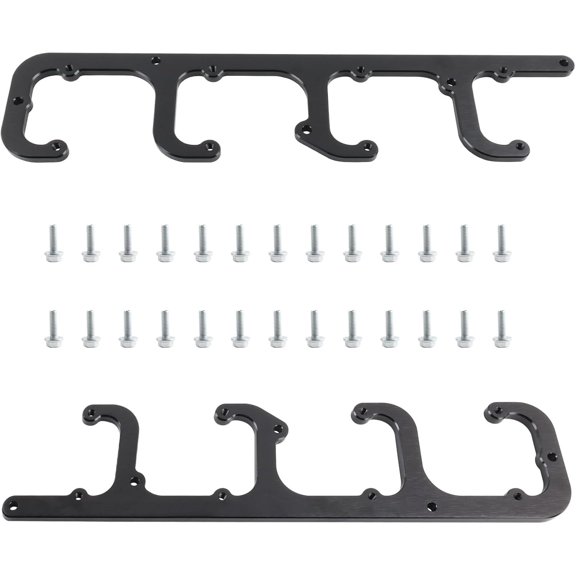 YIUIY D581 Aluminum Coil Bracket Valve Cover for LS Square 4.8/5.3/5.7/6.0/6.2L LS1