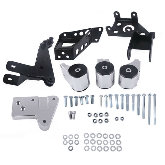 YIUIY Engine Mount Bracket For K-Swap Honda Civic 92-95 EG K20 K24 K-Series DC2 EG6 DC
