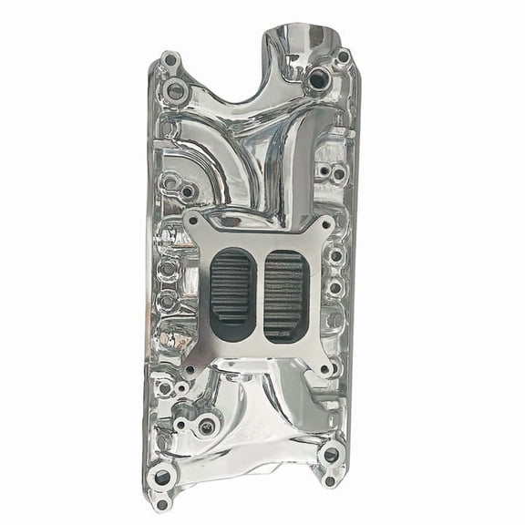 YIUIY Intake Manifold Polished Dual Plane For Small Block Ford SBF 260 289 302