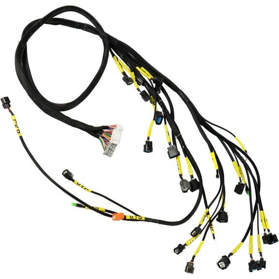 YIUIY K20 K24 K-Series Tucked Engine Harness Compatible with Honda Acura K-Swap Integra Type S CRX EK EG