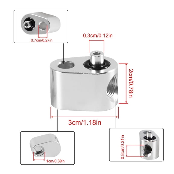 YIUIY LS LS1 Throttle Body Coolant Bypass Hose Kit Cylinder Head Steam Port Crossover